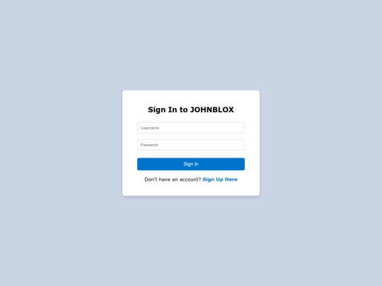 signin screenshot