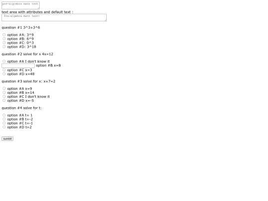 2.14MathTestFormassignment screenshot
