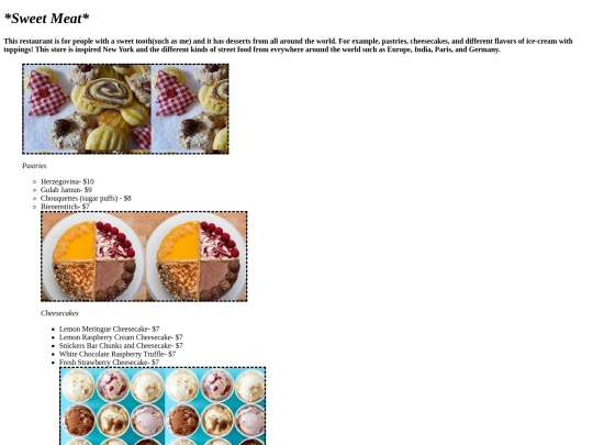 menuassignment screenshot