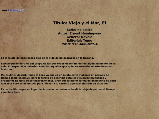 lecturas/elviejoyelmar screenshot