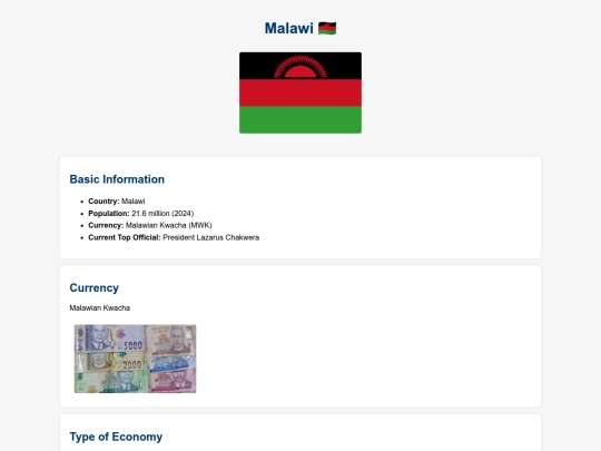 Malawi screenshot