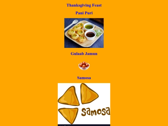 thanksgiving screenshot