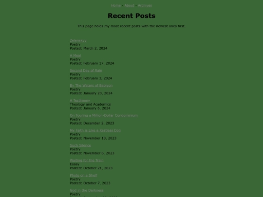 Recent screenshot