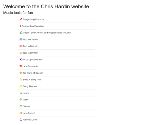 index screenshot