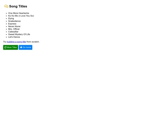 song_titles screenshot