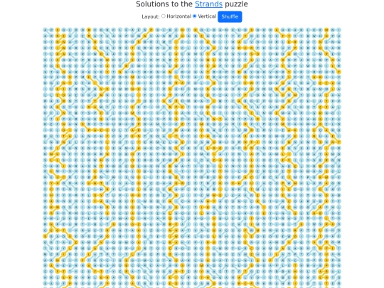 strands screenshot