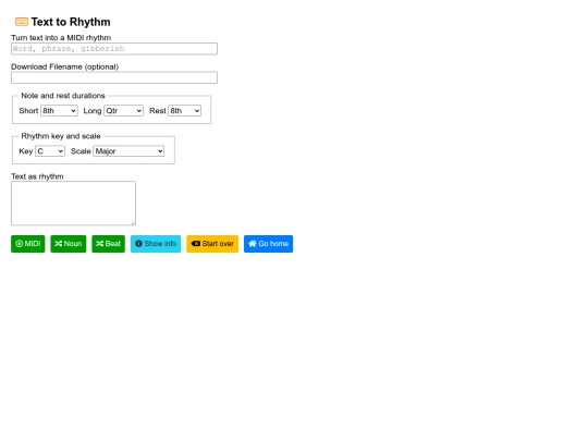 text_to_rhythm screenshot