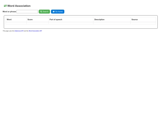 word_association screenshot