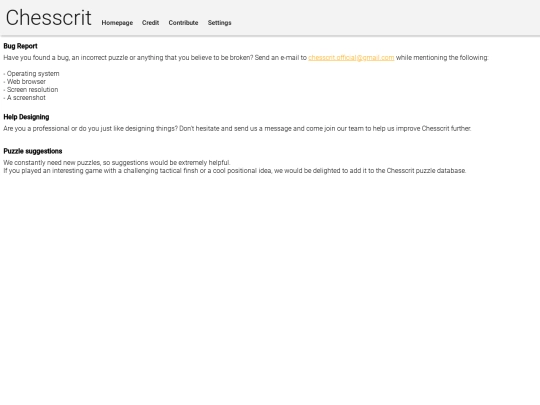 pages/contribute screenshot