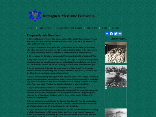 faq screenshot