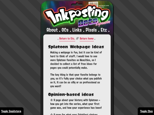 page-ideas screenshot