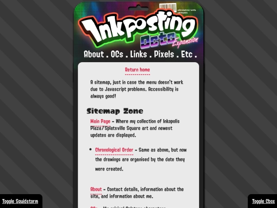 sitemap screenshot