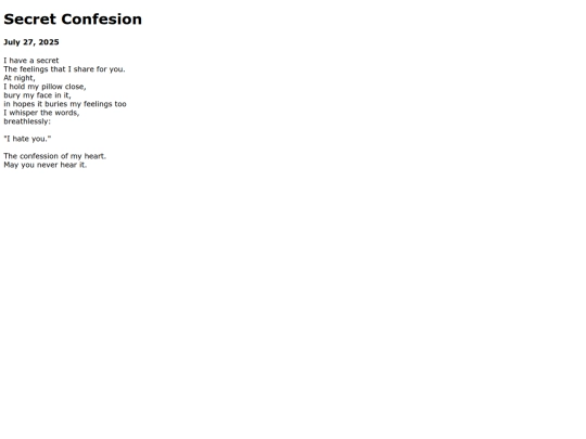 secretconfession screenshot