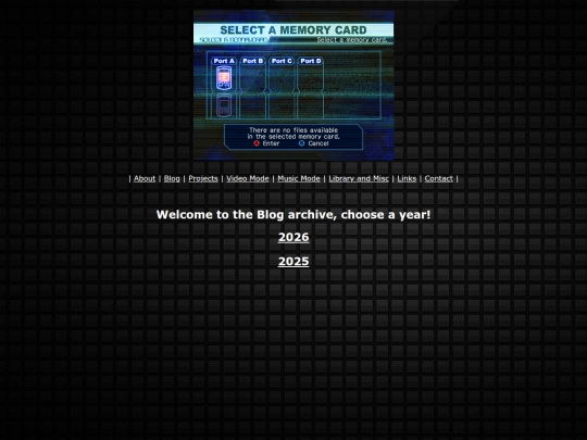 blog screenshot