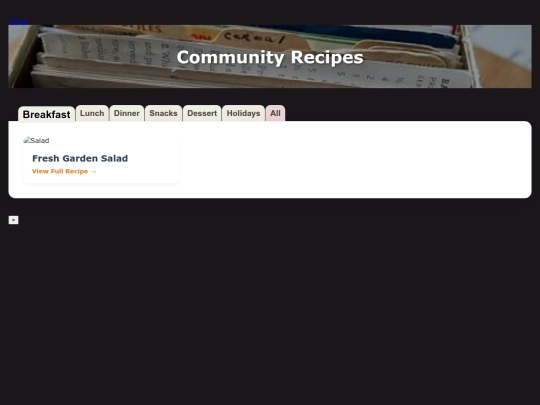 recipes/recipes screenshot