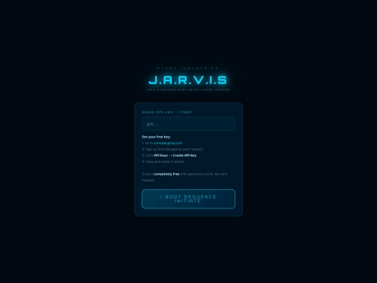 jarvis screenshot