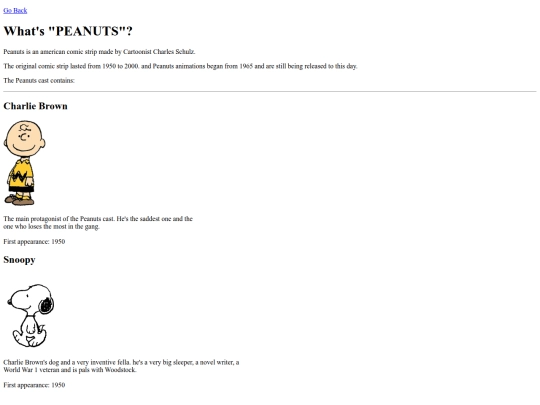 ThePeanutsNewspaper/MAINPAGE/aboutpeanuts screenshot