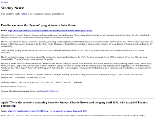 mainpage_WEEKLYNEWS screenshot
