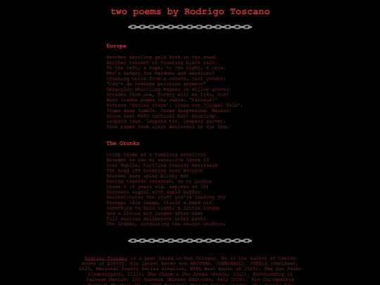 zineposts/rodrigo-toscano-aug-3-2026 screenshot