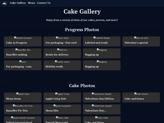 MCcakegallery screenshot