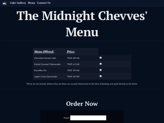 MCmenu screenshot