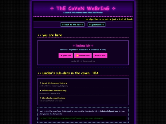 webring screenshot