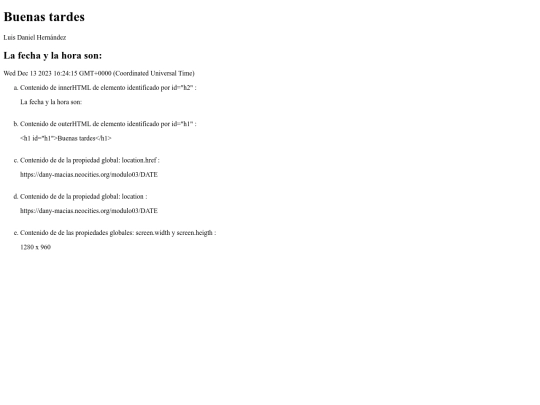 modulo03/DATE screenshot