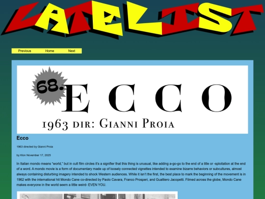 ecco screenshot