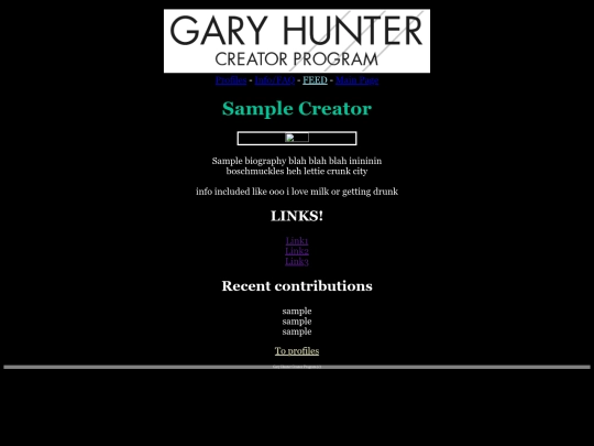 pages/profiles/sample screenshot
