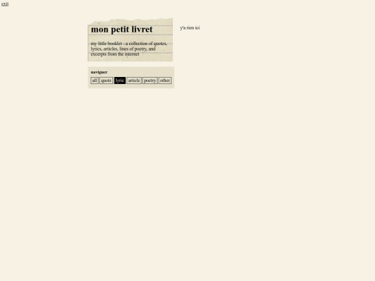 booklet/blyric screenshot