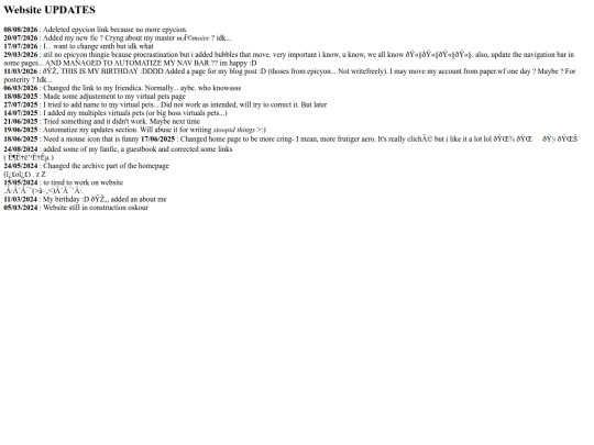 updates screenshot