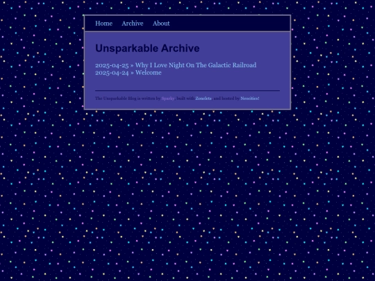 archive screenshot