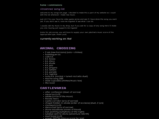 songs screenshot