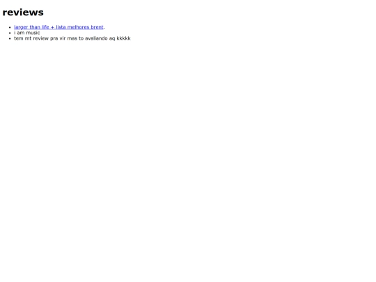 reviews screenshot