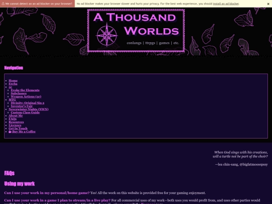 faq screenshot