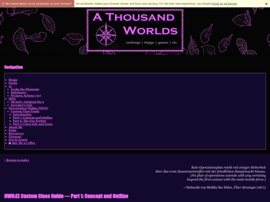 nwn/custom-class/concept-outline screenshot