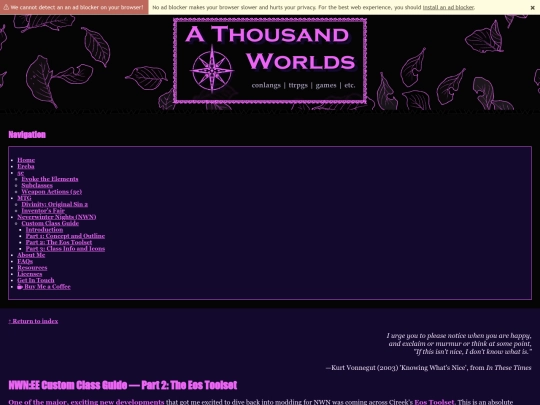 nwn/custom-class/eos-toolset screenshot