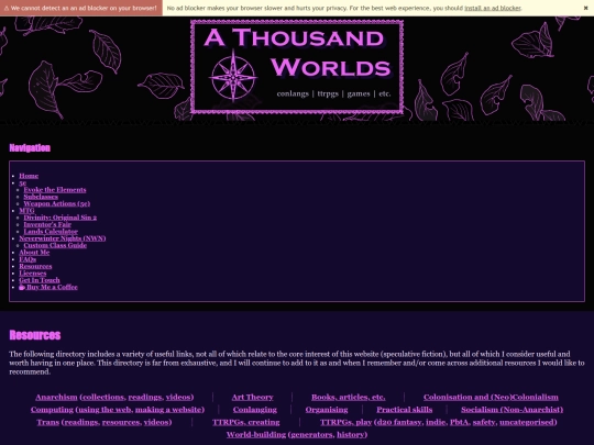 resources screenshot