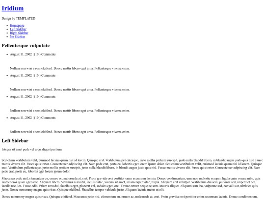 left-sidebar screenshot
