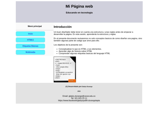 index screenshot