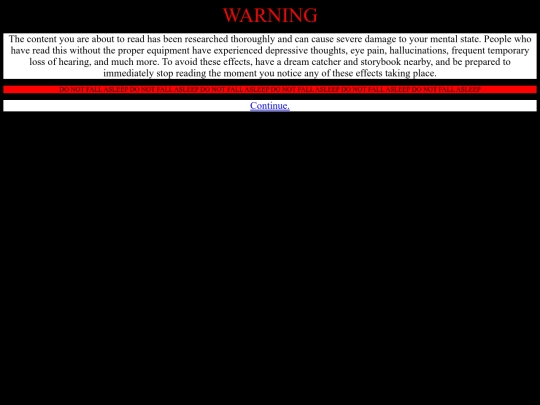zzzwarning screenshot