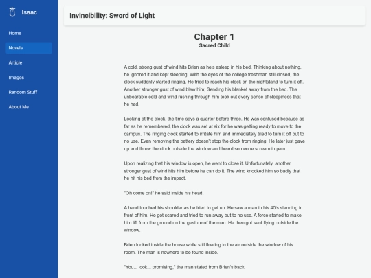 novels/invincibility/chapter 1 screenshot