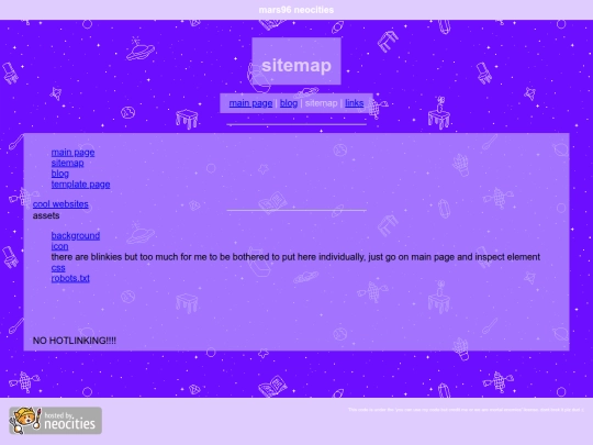 sitemap screenshot