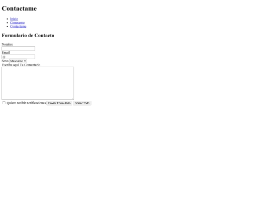 Contactame screenshot