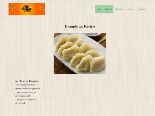 DumplingsRecipe screenshot