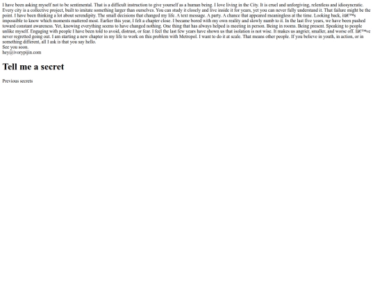 email screenshot