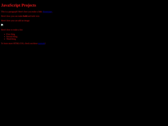 javaScript screenshot