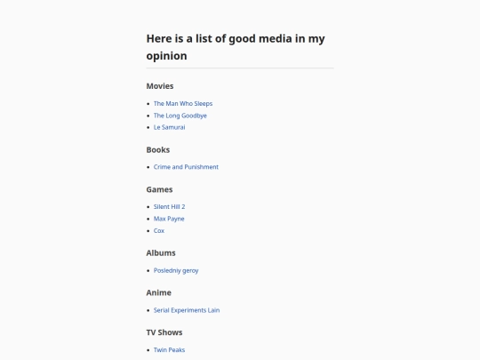 index screenshot