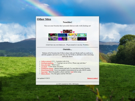 sites screenshot