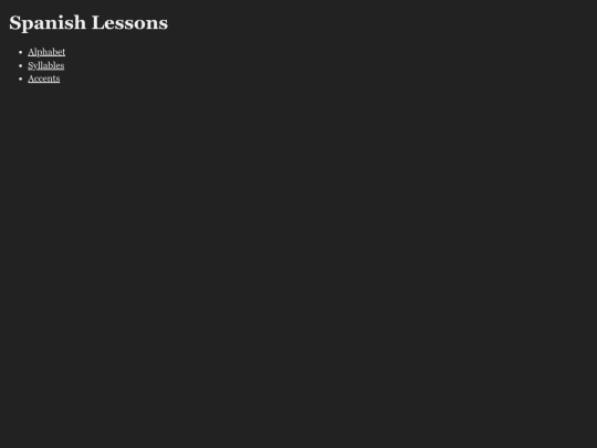 blog/spanish-lessons screenshot